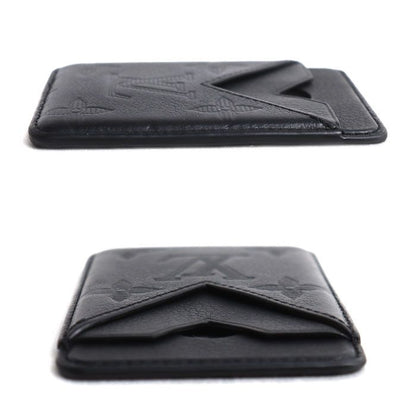 Louis Vuitton Card Holder Magnet Case Monogram Shadow Black