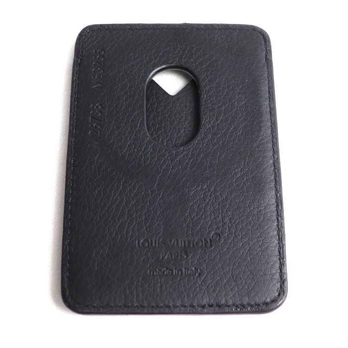 Louis Vuitton Card Holder Magnet Case Monogram Shadow Black