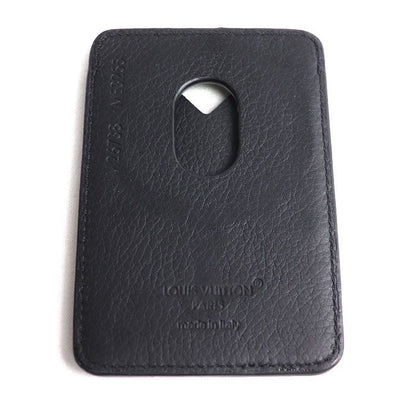 Louis Vuitton Card Holder Magnet Case Monogram Shadow Black