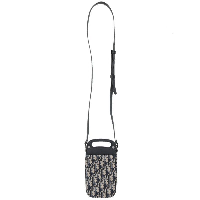 Dior O-Oblique Ku Saddle Vertical Buckle Mini Shoulder Bag