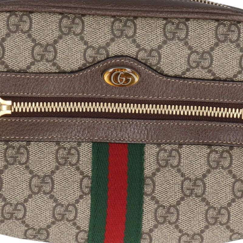 Gucci GG Canvas Leather Belt Bag
