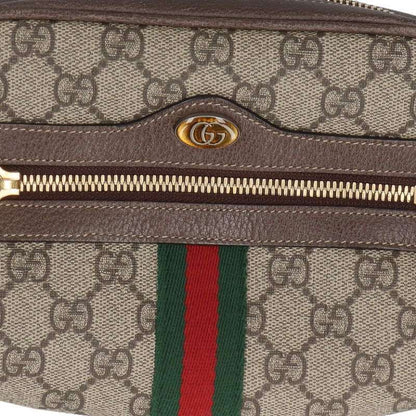 Gucci GG Canvas Leather Belt Bag