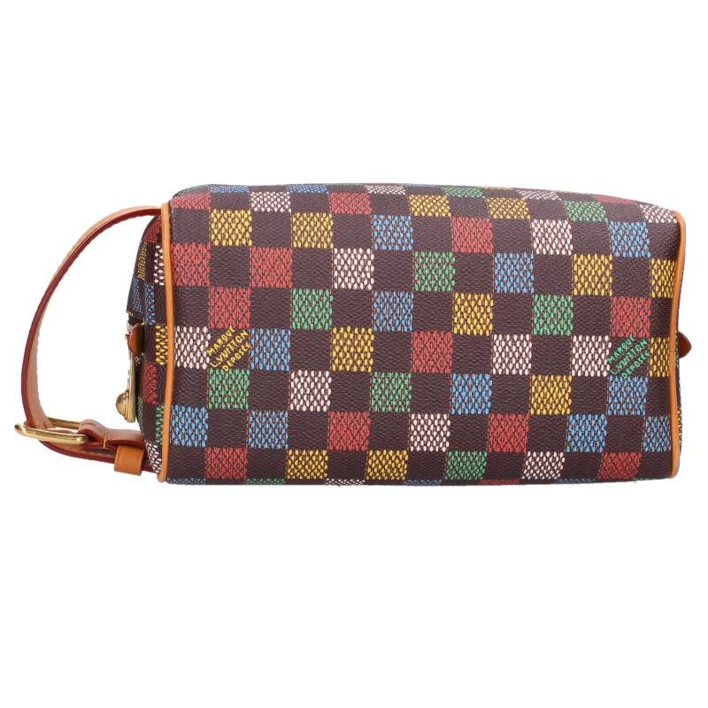Louis Vuitton Rocker Dopp Kit Bursdamier Multicolor Clutch
