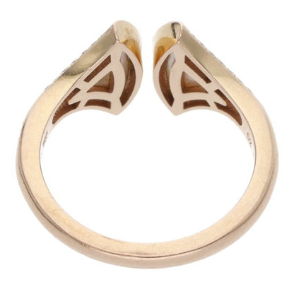 Bvlgari Bulgari Diva Dream 18k Pink Gold Diamond Mother of Pearl Ring 52