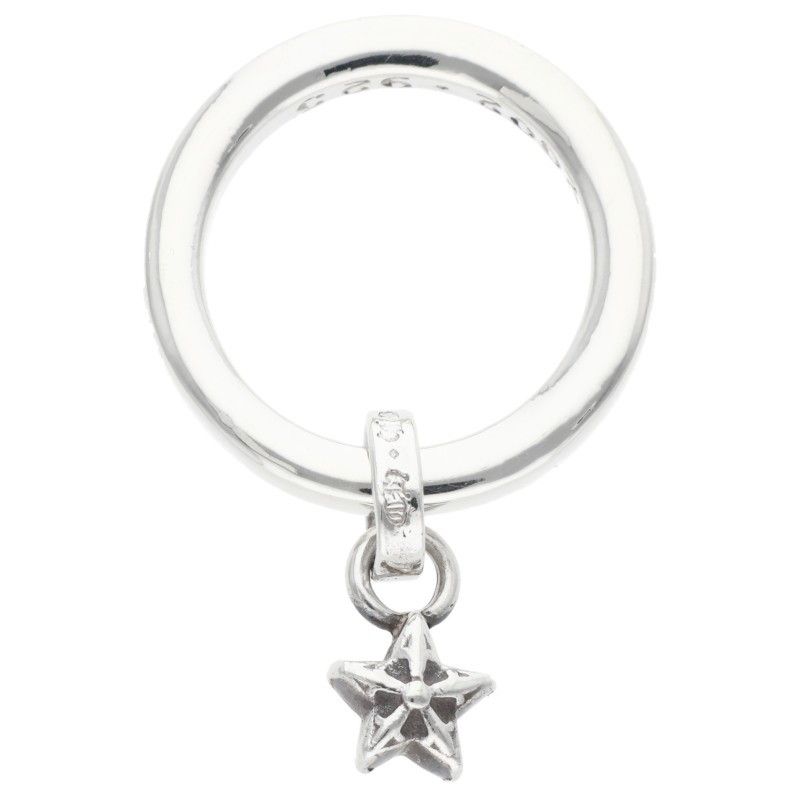 Chrome Hearts Ntfl Wstar Motif Silver Ring