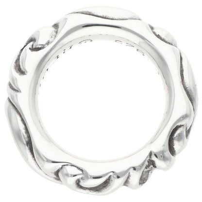 Chrome Hearts Scrl Band Scroll Silver Ring