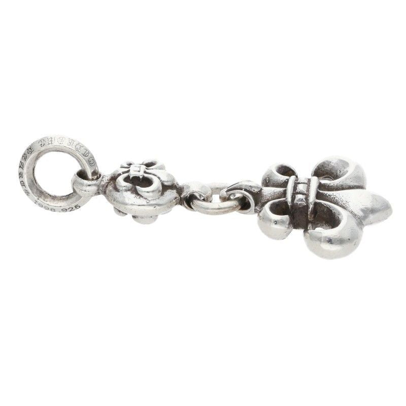 Chrome Hearts BS Fleur 1 Ball BS Charm Silver Necklace Top