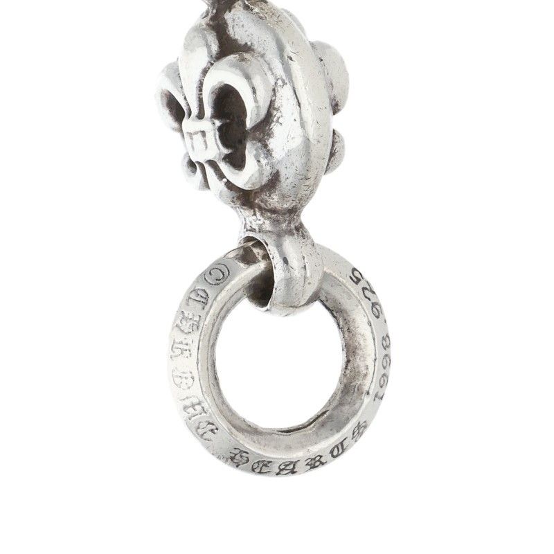 Chrome Hearts BS Fleur 1 Ball BS Charm Silver Necklace Top