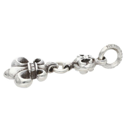 Chrome Hearts BS Fleur 1 Ball BS Charm Silver Necklace Top