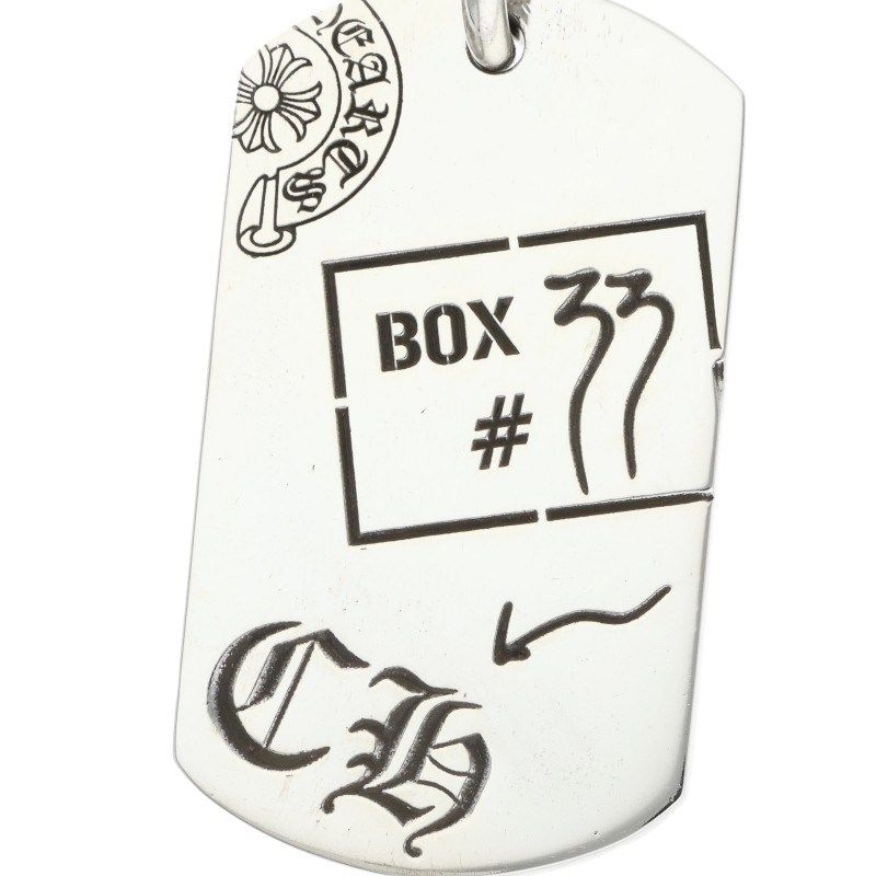 Chrome Hearts Dog Tag Aoyama CH Anniversary Necklace Top