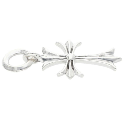 Chrome Hearts Tiny CH Cross Vintage Charm Silver Necklace Top