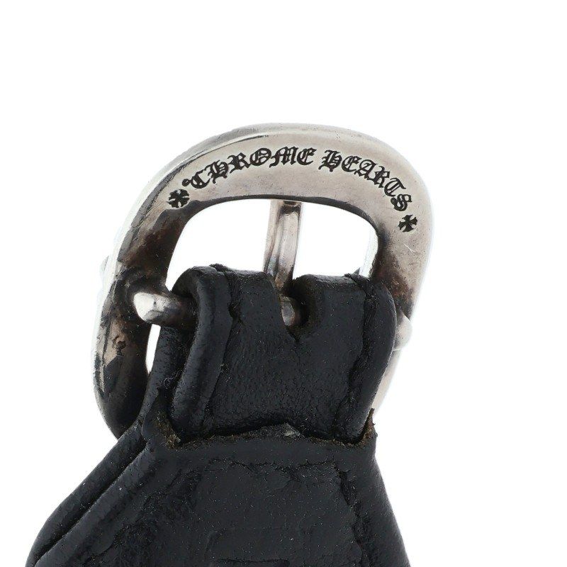 Chrome Hearts RR Tiny Buckle Rock'n'roll Leather Bracelet 1