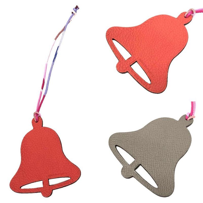 Hermes Petit Ash Bell Christmas Bag Charm