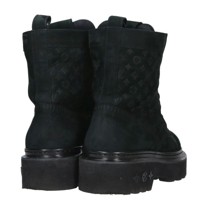 Louis Vuitton Ranger Boots Suede Monogram Ankle 5