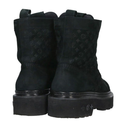 Louis Vuitton Ranger Boots Suede Monogram Ankle 5
