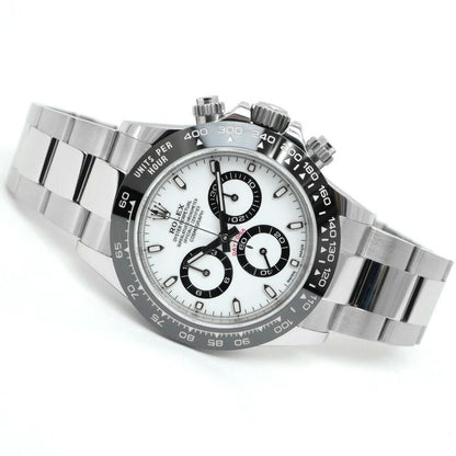 Rolex Cosmograph Daytona Domestic Watch SS White Random Polished