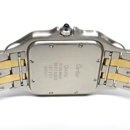 Cartier Panthere LM 2 Row SS YG Ivory Quartz Watch