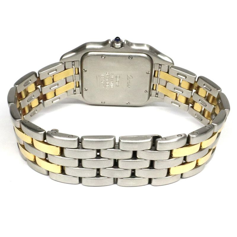 Cartier Panthere LM 2 Row SS YG Ivory Quartz Watch