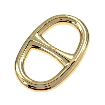 Hermes Scarf Ring Chaine D'ancre Permanent Brass Gold Color GD Necklace Style