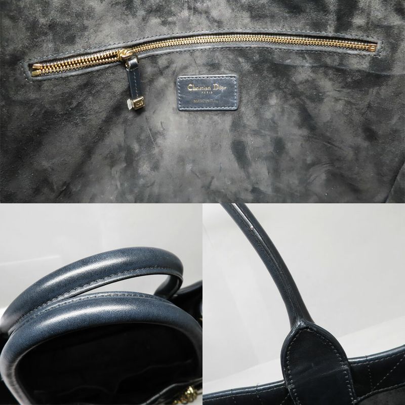 Dior Book Tote Macro Cannage Shoulder Calfskin