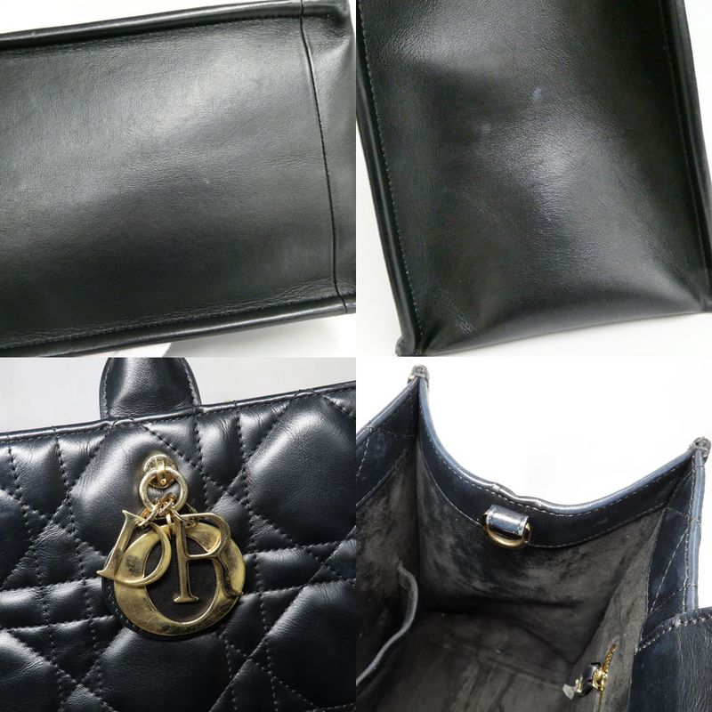 Dior Book Tote Macro Cannage Shoulder Calfskin