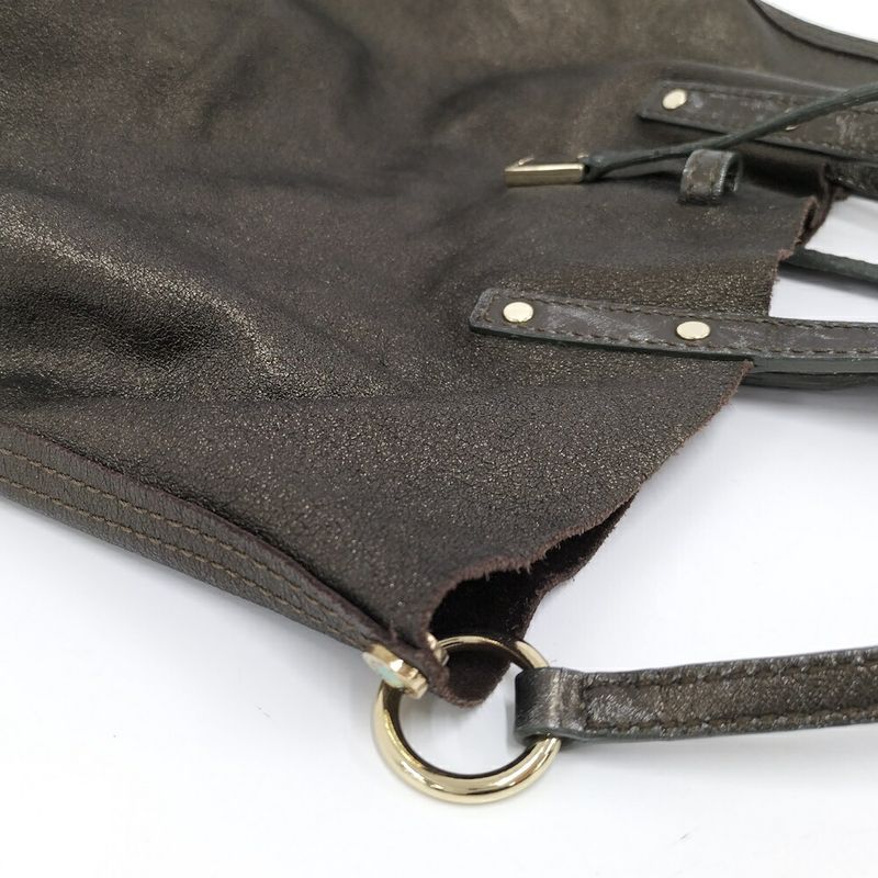 Tiffany & Co Reversible Tote Leather Brown
