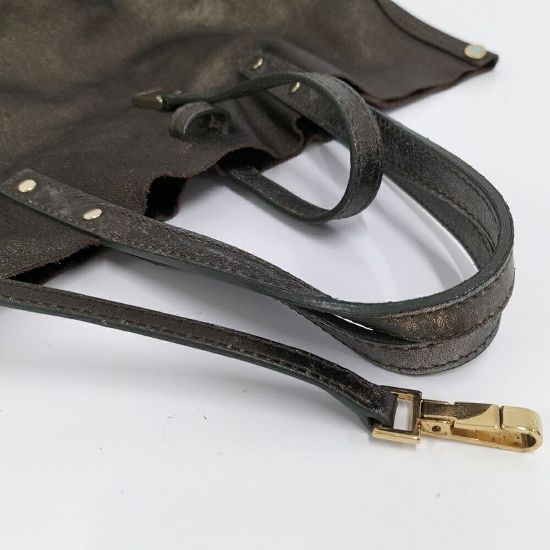 Tiffany & Co Reversible Tote Leather Brown