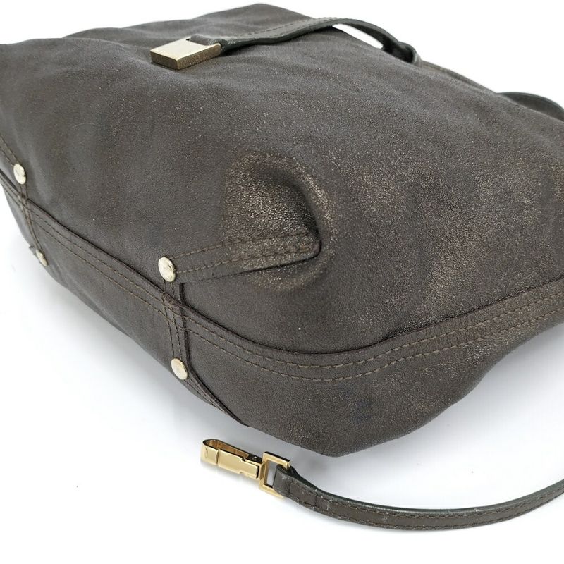 Tiffany & Co Reversible Tote Leather Brown