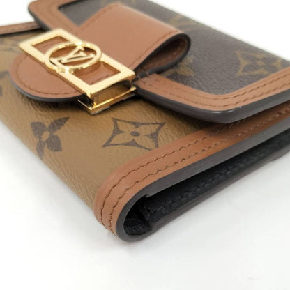 Louis Vuitton Portefeuille Dauphine Compact Trifold Wallet Monogram