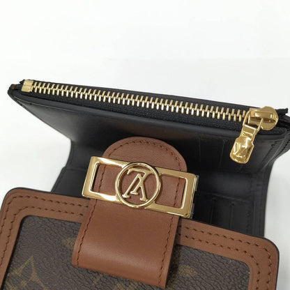 Louis Vuitton Portefeuille Dauphine Compact Trifold Wallet Monogram