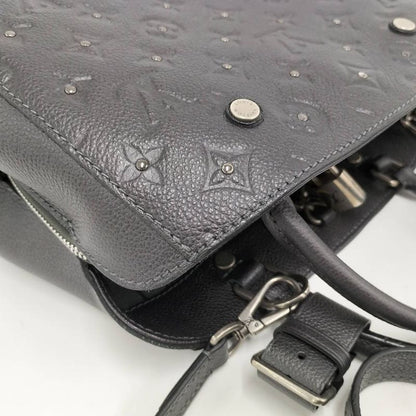 Louis Vuitton Montaigne BB 2-Way Bag Monogram Empreinte Studs Black