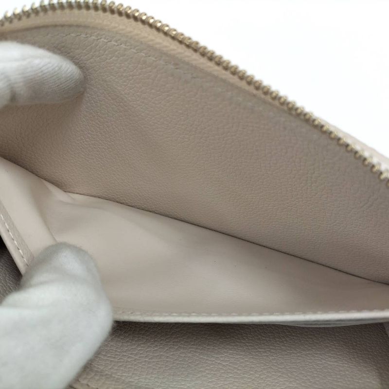 Louis Vuitton Zippy Wallet Zip Around Monogram Empreinte Dream Beige