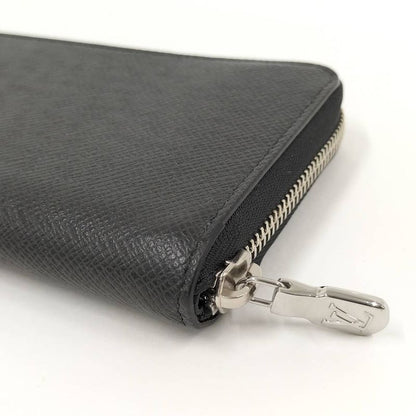 Louis Vuitton Zippy Wallet Horizontal Zip Around Taiga Noir Black
