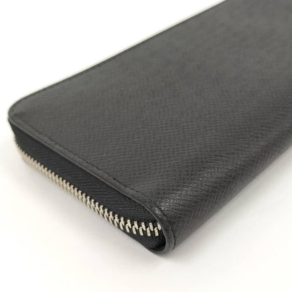 Louis Vuitton Zippy Wallet Horizontal Zip Around Taiga Noir Black