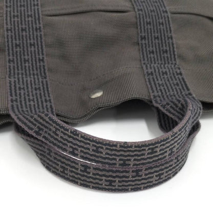 Hermes Her Line MM Handbag Canvas Gray