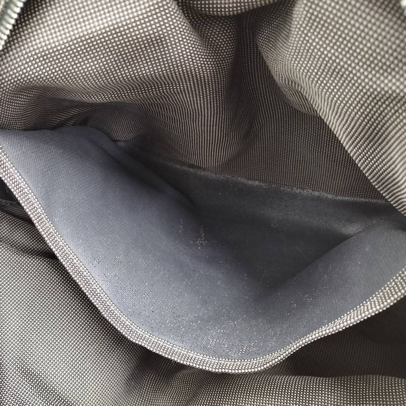 Hermes Her Line MM Handbag Canvas Gray