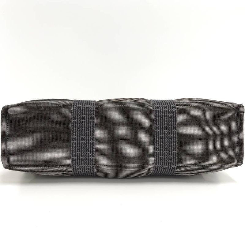 Hermes Her Line MM Handbag Canvas Gray