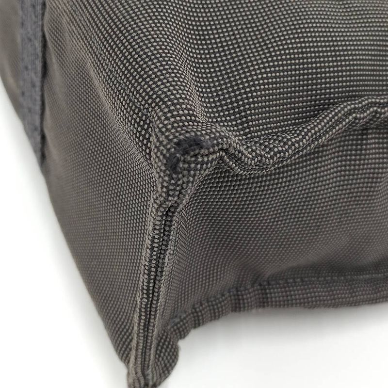 Hermes Her Line MM Handbag Canvas Gray