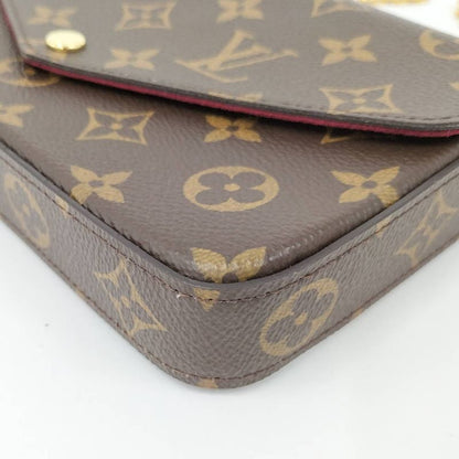 Louis Vuitton Pochette Felicie Chain Shoulder Bag Monogram