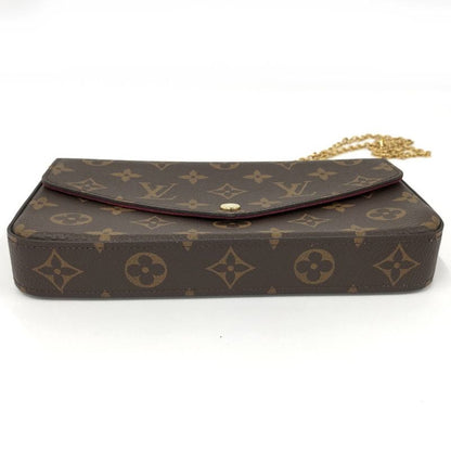 Louis Vuitton Pochette Felicie Chain Shoulder Bag Monogram