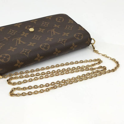 Louis Vuitton Pochette Felicie Chain Shoulder Bag Monogram