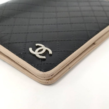 Chanel Notebook Cover Leather Black Agenda