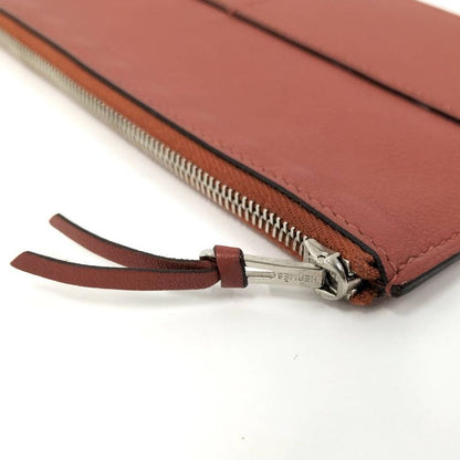 Hermes Dogon GM Bifold Wallet Leather Red