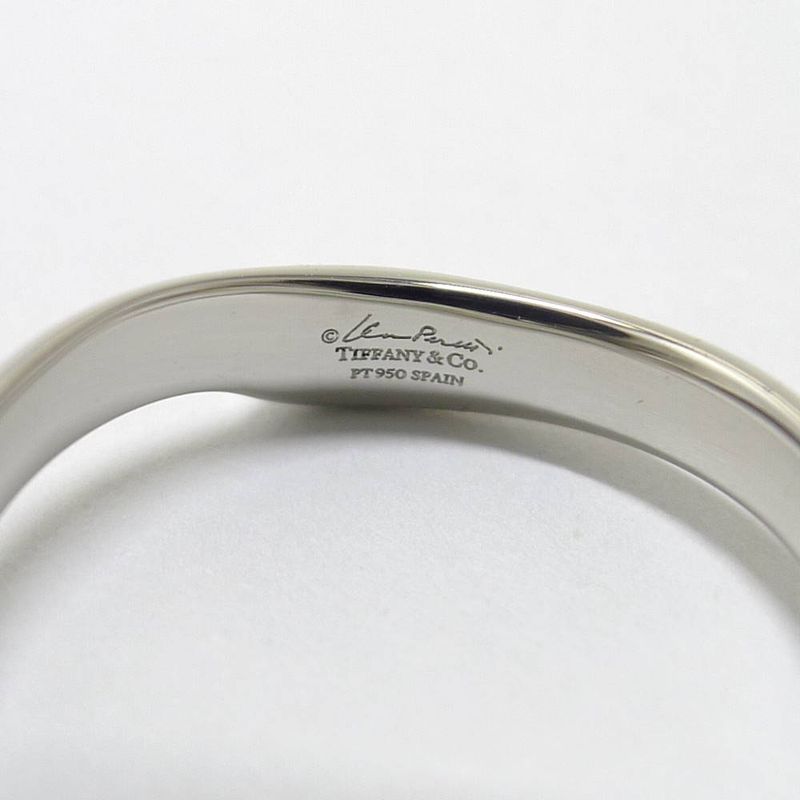 Tiffany & Co Ring Open Heart Band Platinum Diamond