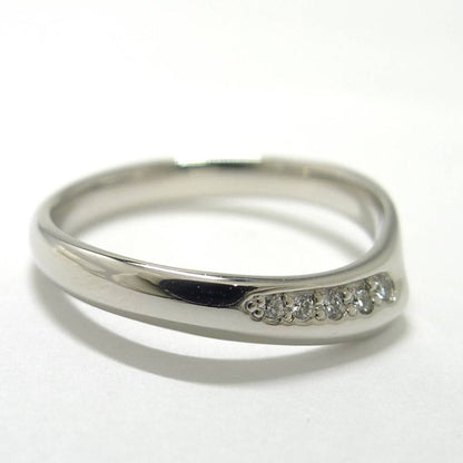 Tiffany & Co Ring Open Heart Band Platinum Diamond
