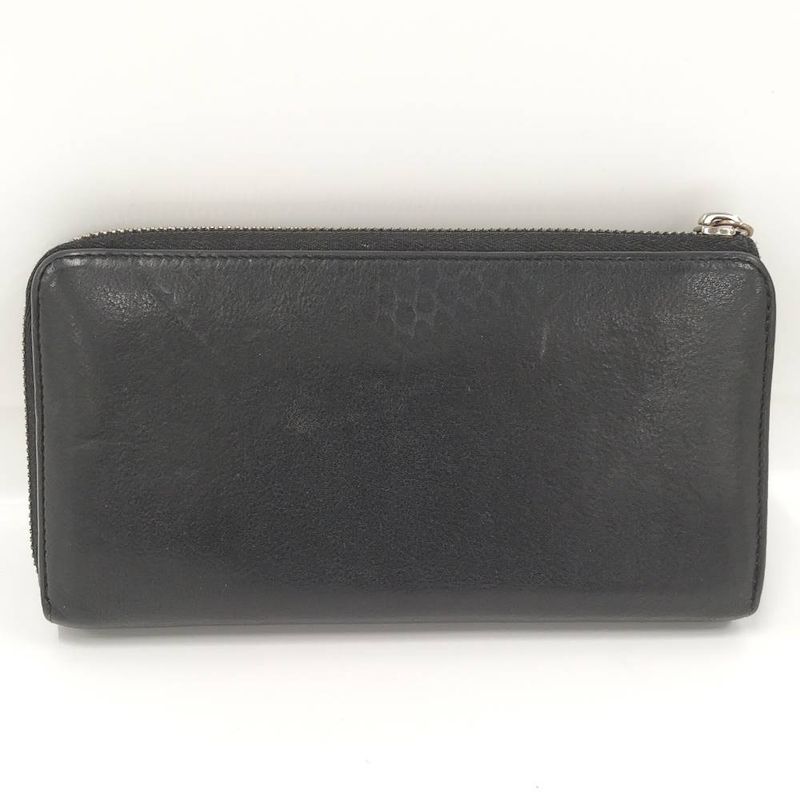 Louis Vuitton Zip Around Wallet Parnassea Portefeuille Comet Leather Noir Black