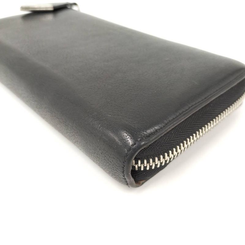 Louis Vuitton Zip Around Wallet Parnassea Portefeuille Comet Leather Noir Black