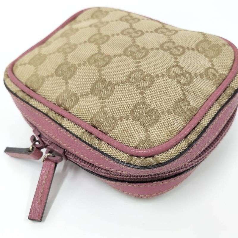 Gucci Pouch GG Canvas Beige