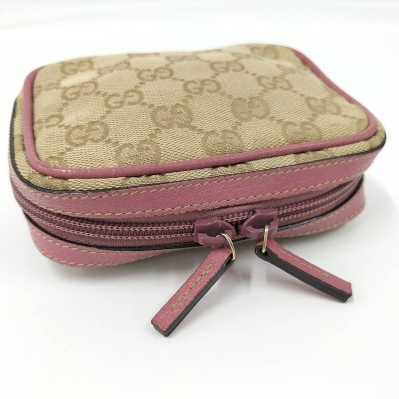 Gucci Pouch GG Canvas Beige