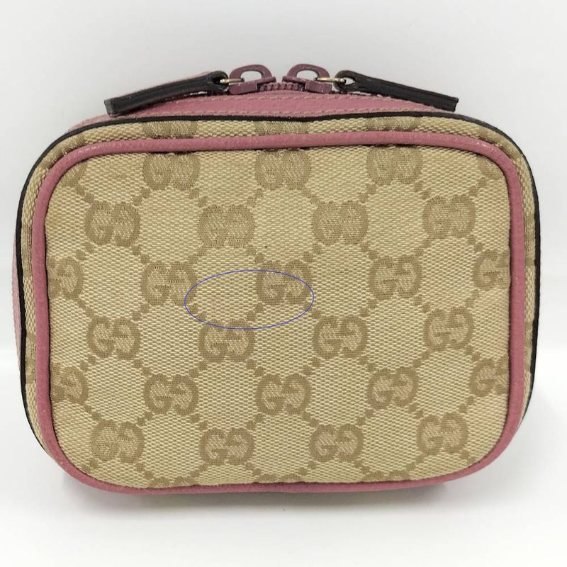Gucci Pouch GG Canvas Beige